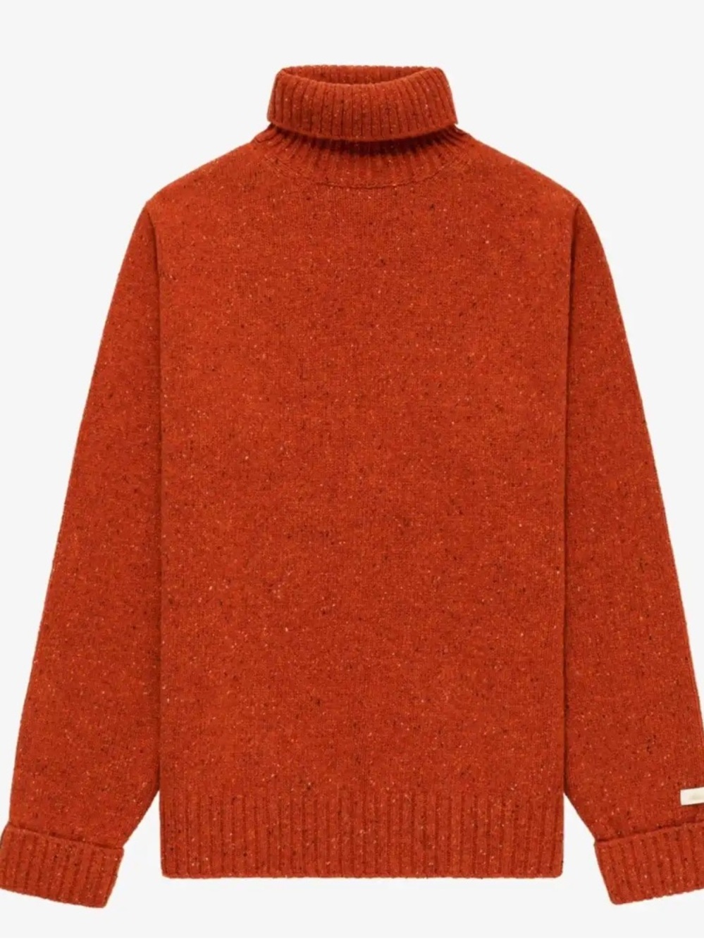 Aime Leon Dore Men's Rust Turtleneck Sweater